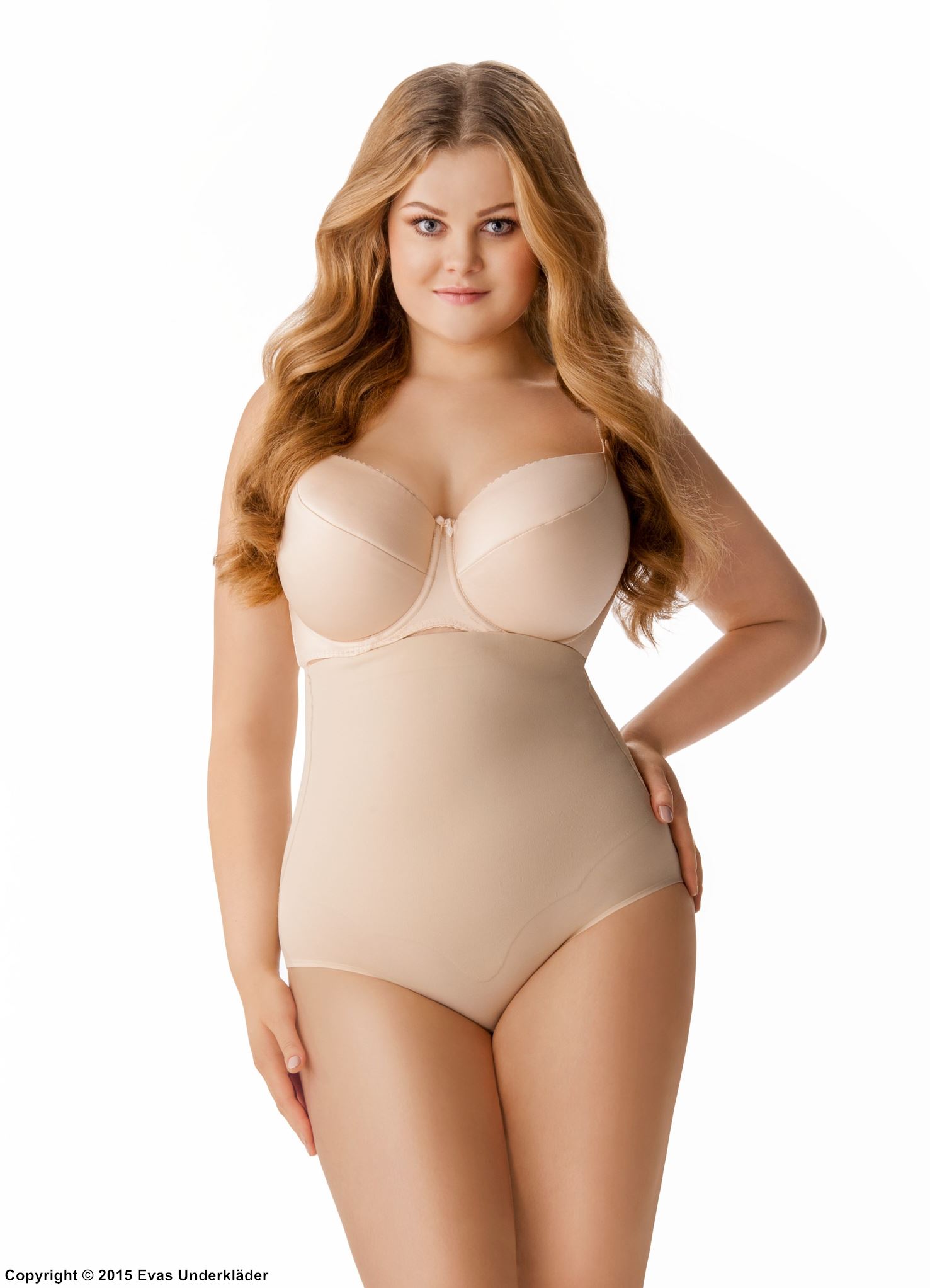 Shapewear / formender Slip mit Mieder, Korrektur von Taille und Bauch, Po-Push-Up